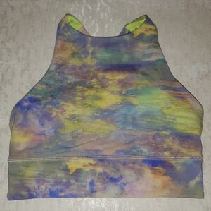 Lululemon Energy High Neck Bra Altered Nature Multi Sz 4